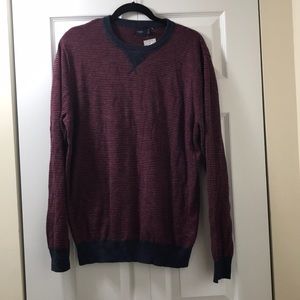 New Red and blue J. Crew pullover sweater